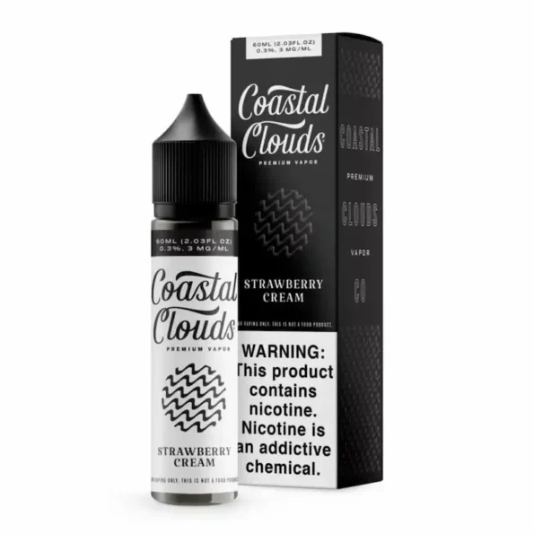 Strawberry Cream coastal cloud high vg liquid